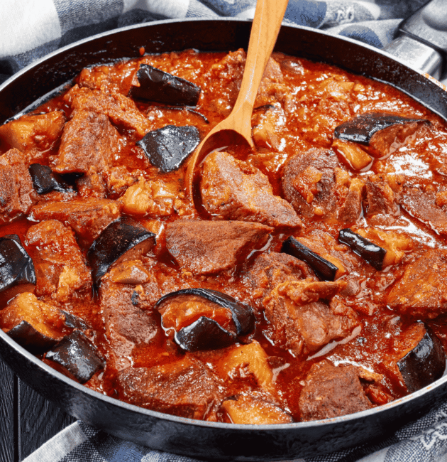 Khoresht Bademjan (Eggplant Meat Stew)