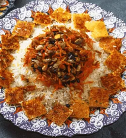 Shirin Polo (Sweet Rice with Nuts)