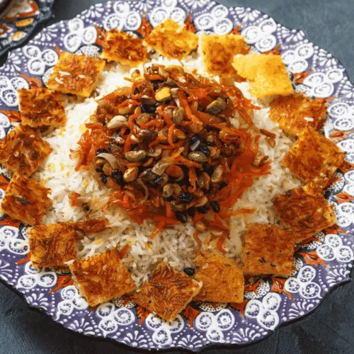 Shirin Polo (Sweet Rice with Nuts)