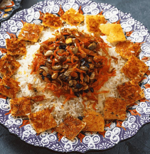 Shirin Polo (Sweet Rice with Nuts)