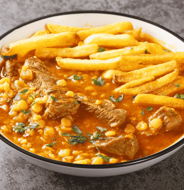 khoresh gheymeh (Split Pea Meat Stew)