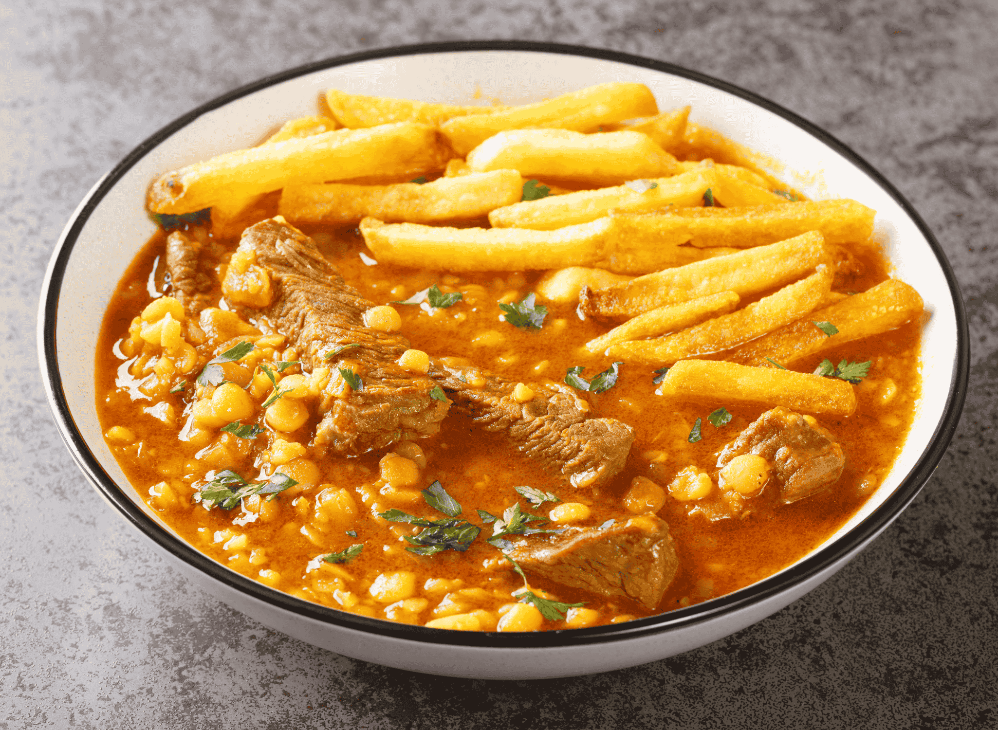 khoresh gheymeh (Split Pea Meat Stew)