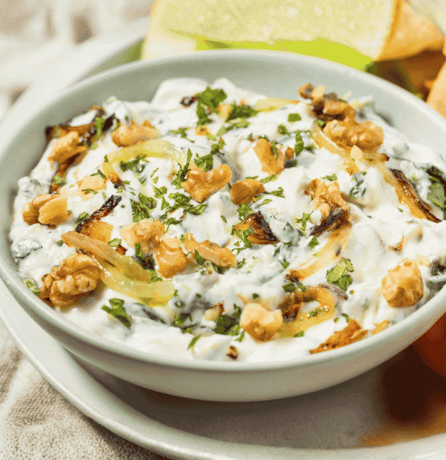 Borani Bademjan (Yogurt Eggplant Dip)