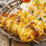 Joojeh Kabab (Grilled Saffron Chicken)