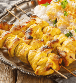 Joojeh Kabab (Grilled Saffron Chicken)