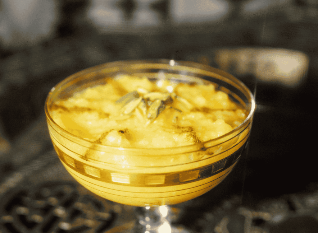 Sholeh Zard (Saffron Rice Pudding)