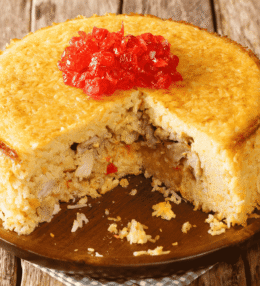 Tahchin (Saffron Rice Cake)