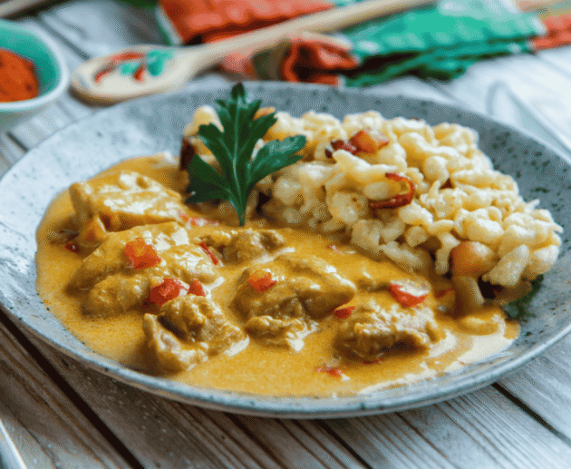 Paprikás Csirke (Chicken Paprikash)