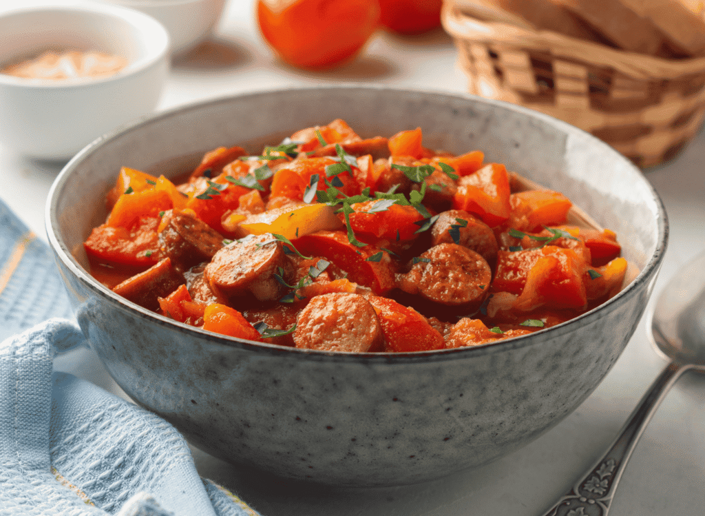 Lecsó (Pepper-Tomato Stew)