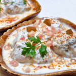 Dahi vada (lentil dumplings)